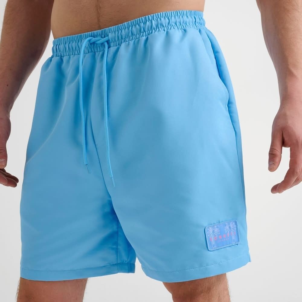 Sonneti London Jolla Swim Shorts Light Blue XL Drawstring Waist - New with Tags
